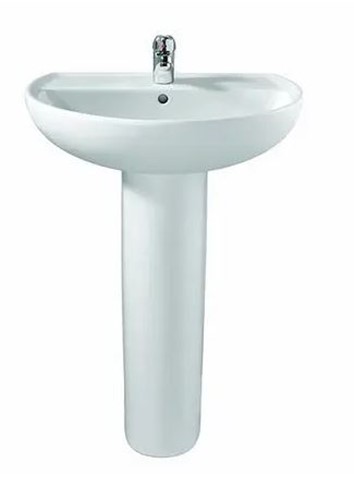 Twyford White basin 550mm 1TH