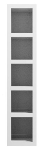 Gloss White 720mm x 150mm Wine Rack